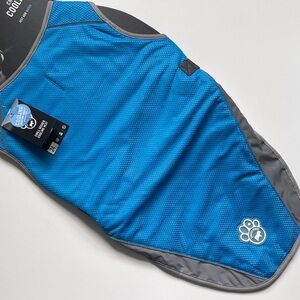 Canada Pooch Chill Seeker Cooling Vest - Blue - Size 24